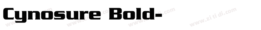Cynosure Bold字体转换